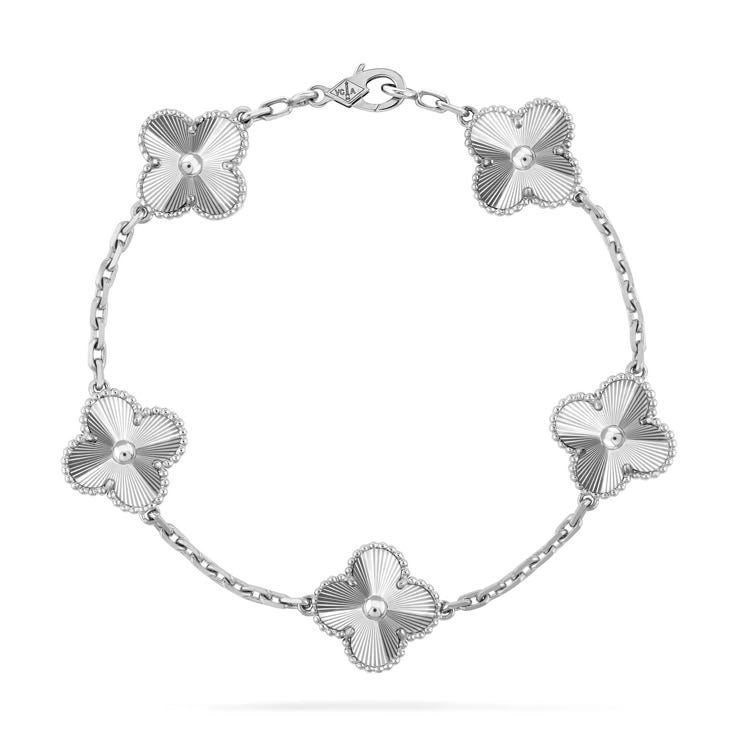 Pulsera de Trébol VC PLATA Y ORO
