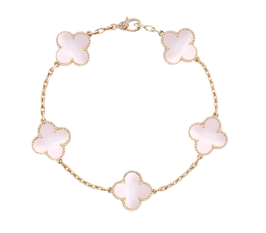 Pulsera de Trébol VC PLATA Y ORO