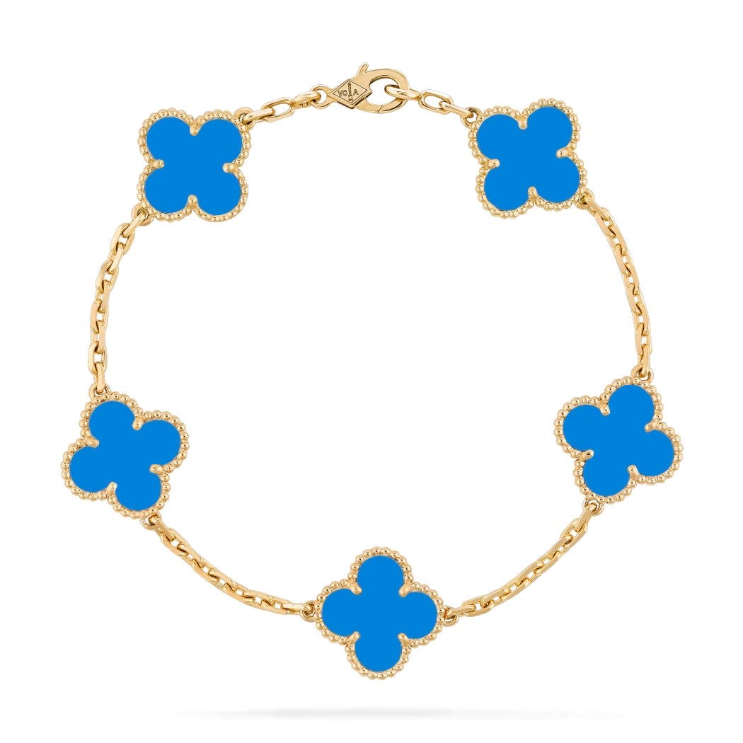 Pulsera de Trébol VC PLATA Y ORO