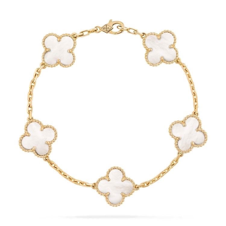 Pulsera de Trébol VC PLATA Y ORO