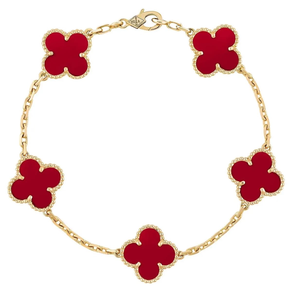 Pulsera de Trébol VC PLATA Y ORO