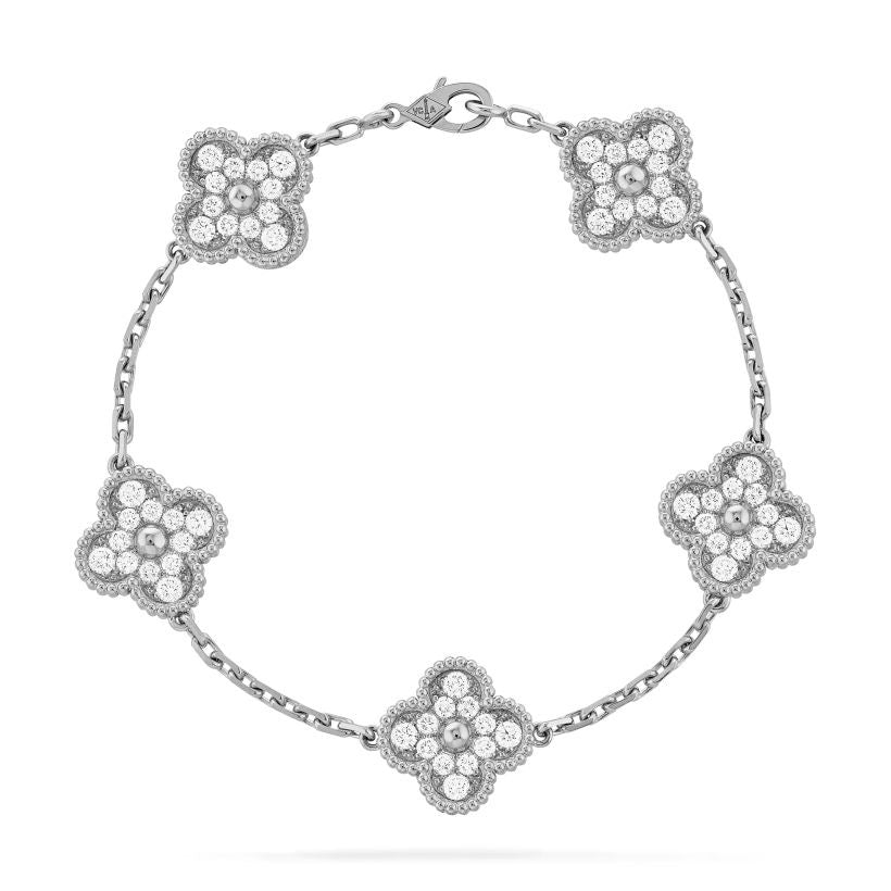Pulsera de Trébol VC PLATA Y ORO