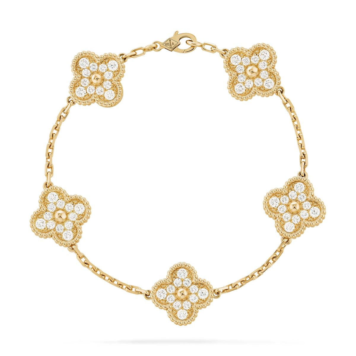 Pulsera de Trébol VC PLATA Y ORO