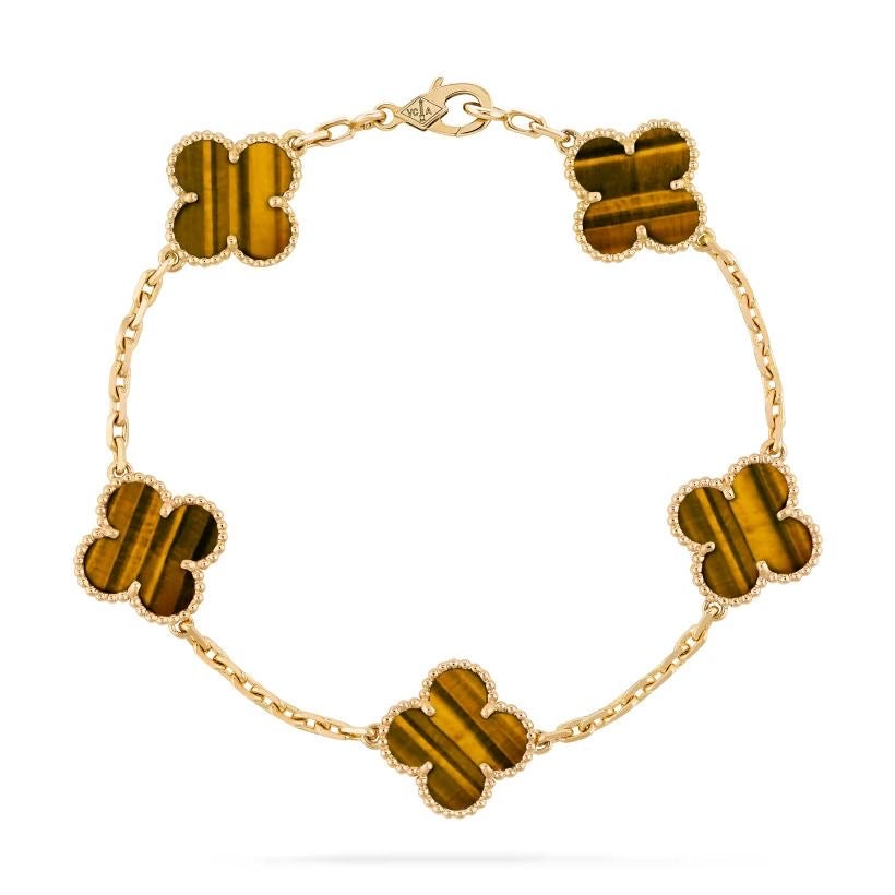 Pulsera de Trébol VC PLATA Y ORO
