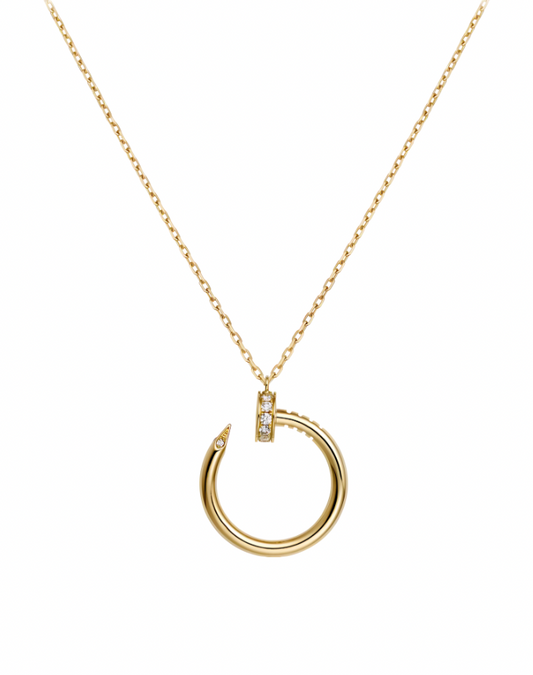 COLLAR CLAVO ZIRCON CT