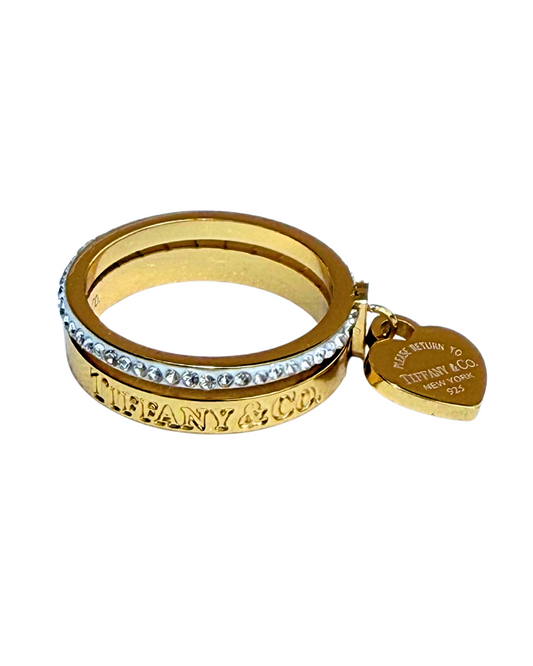 ANILLO CORAZÓN COLGANTE TF